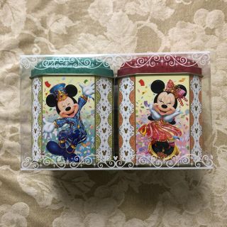 ディズニー(Disney)のディズニー35周年 記念缶 ジャスミン茶&紅茶(菓子/デザート)