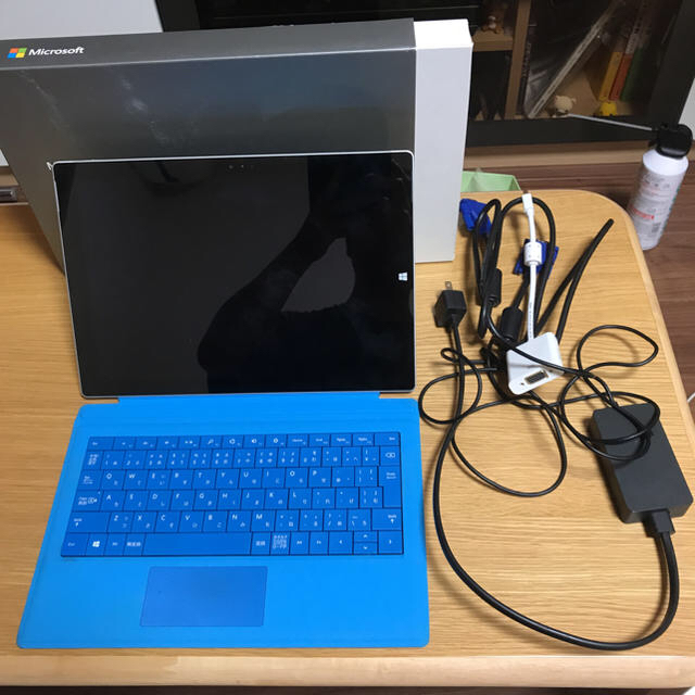 Microsoft(マイクロソフト)のタイプカバーの認識が不調なsurface pro3 i5 128GBモデル スマホ/家電/カメラのPC/タブレット(ノートPC)の商品写真