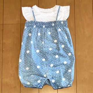 ベビーギャップ(babyGAP)のサイズ 80＊タンクトップ&サロペット型ロンパースset＊babyGap(ロンパース)