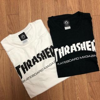 スラッシャー(THRASHER)のTHRASHER 白 黒 2着セット ※古着出品中 複数購入で割引有(Tシャツ/カットソー(半袖/袖なし))