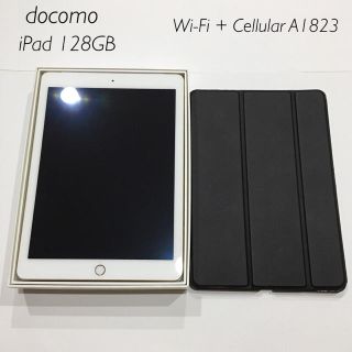 アイパッド(iPad)の【美品】iPad Wi-Fi+Cellular/A1823  128GB(タブレット)