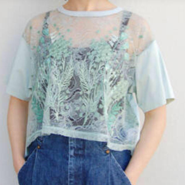 mame  刺繍Tシャツ