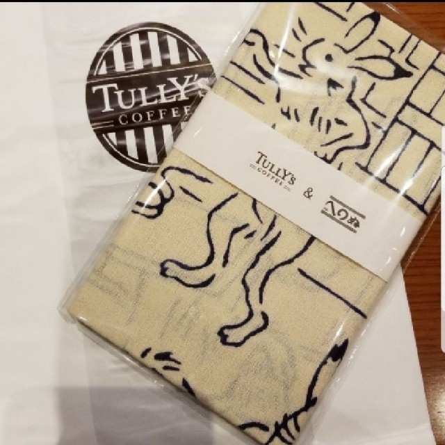 TULLY'S COFFEE(タリーズコーヒー)のタリーズコーヒー×かまわぬ　鳥獣戯画　コーヒータイム レディースの水着/浴衣(和装小物)の商品写真