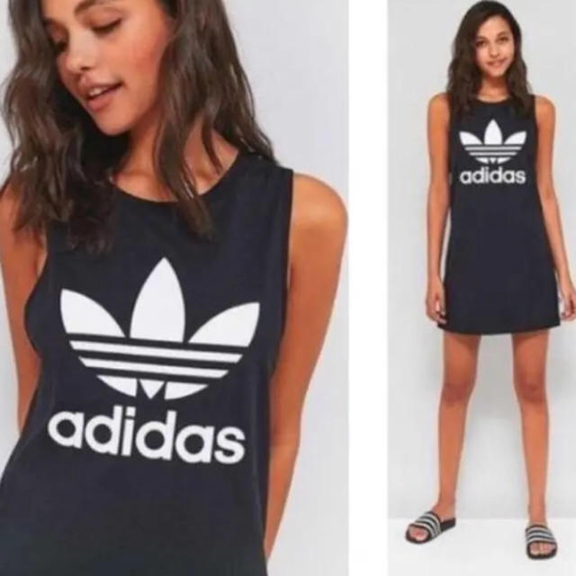 adidas(アディダス)の断捨離中 様 専用 adidas M♡ [TREFOIL TANK DRESS] レディースのトップス(Tシャツ(半袖/袖なし))の商品写真