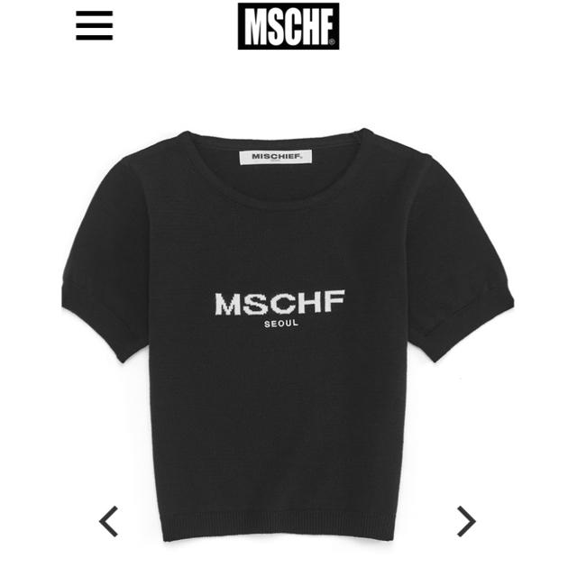 新品未使用・mischief mschf ミスチーフ Tシャツ ブラック