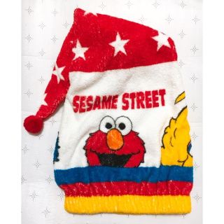 セサミストリート(SESAME STREET)のセサミストリート キャップタオル エルモ クッキーモンスター バード 海 プール(タオル/バス用品)