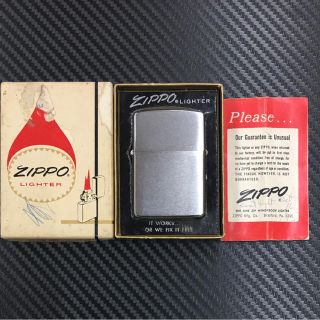 ジッポー(ZIPPO)の1973年製 無地 フルオリジナル 箱入り ヴィンテージ  ジッポー(タバコグッズ)