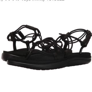 テバ(Teva)のTeva Voya  infinity US8 25cm 黒(サンダル)