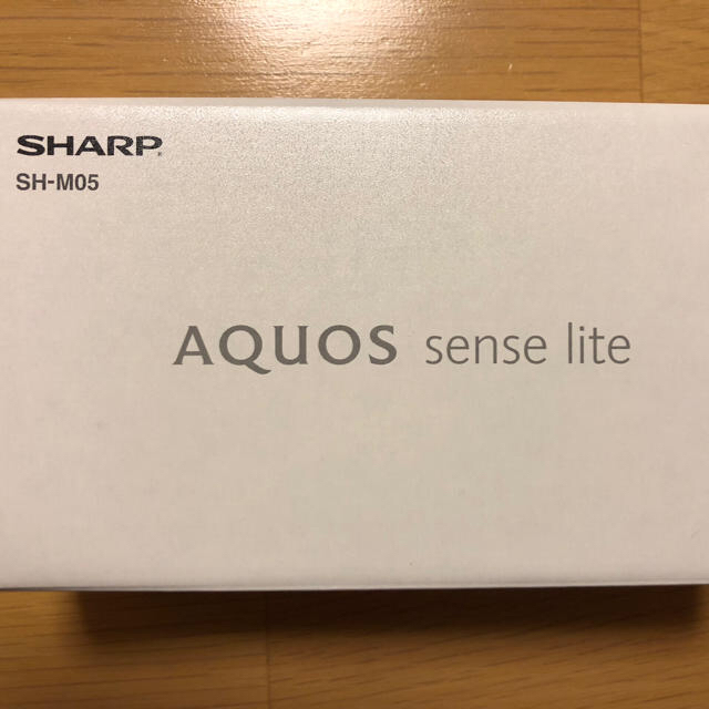 SHARP - 新品未使用 AQUOS sense lite SH-M05 SIMフリーの通販 by James｜シャープならラクマ