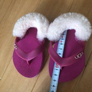 アグ(UGG)のUGG アグ キッズ KIDS ビーチサンダル サンダル ピンク ピーチ(サンダル)