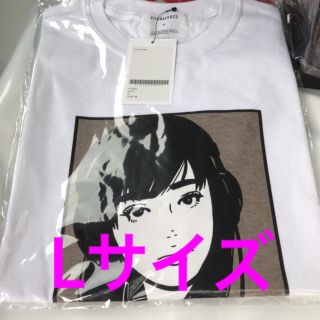 ボンジュールレコーズ(bonjour records)のkiyonaga&co×kyne Tシャツ 白 L(Tシャツ/カットソー(半袖/袖なし))