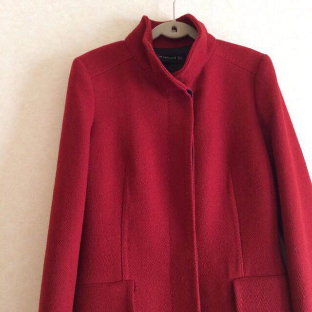 ZARA シンプルコート/red★送料込