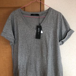 アズールバイマウジー(AZUL by moussy)のAZUL新品タグ付き ロングのTシャツ(Tシャツ(半袖/袖なし))