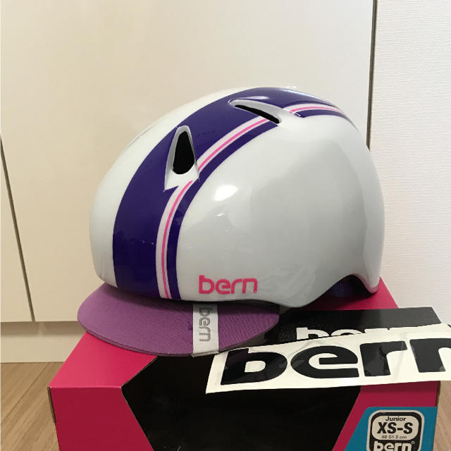 【美品】bern ヘルメット キッズ XS-S