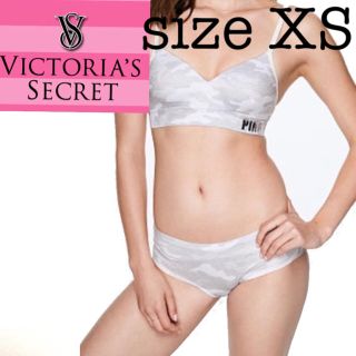 ヴィクトリアズシークレット(Victoria's Secret)のクールアンドコンフィシームレスヒップハング♦︎ホワイトカモフラージュ(ショーツ)