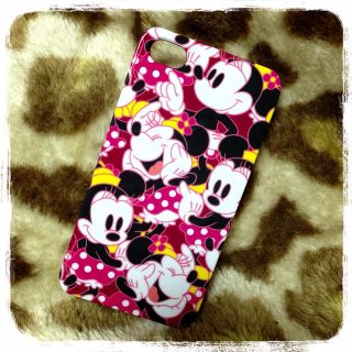 ディズニー(Disney)のミニー♡iPhoneケース(モバイルケース/カバー)