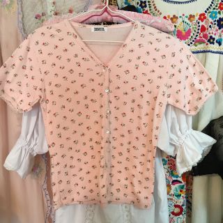 ロキエ(Lochie)の🆕vintage cotton tops🌷(カットソー(半袖/袖なし))