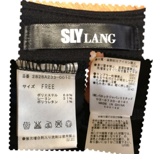 SLY LANG(スライラング)の【未着用】SLYLANG♡ビジューワンピ レディースのワンピース(ミニワンピース)の商品写真