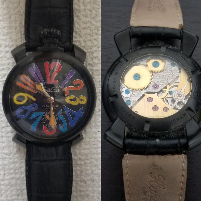 ガガミラノ 腕時計 マヌアーレ48mm 手巻き マルチカラー ガガミラノ 腕時計 マヌアーレ48mm 手巻き マルチカラー