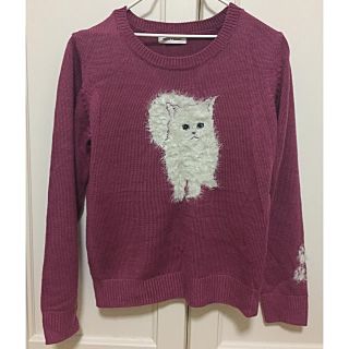 メリージェニー(merry jenny)の【夏休み限定値下げ！】catシャギーニット♡merry jenny(ニット/セーター)