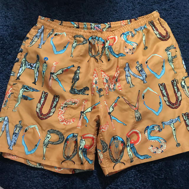 Supreme Alphabet Water Short オレンジ S国内正規品メンズ