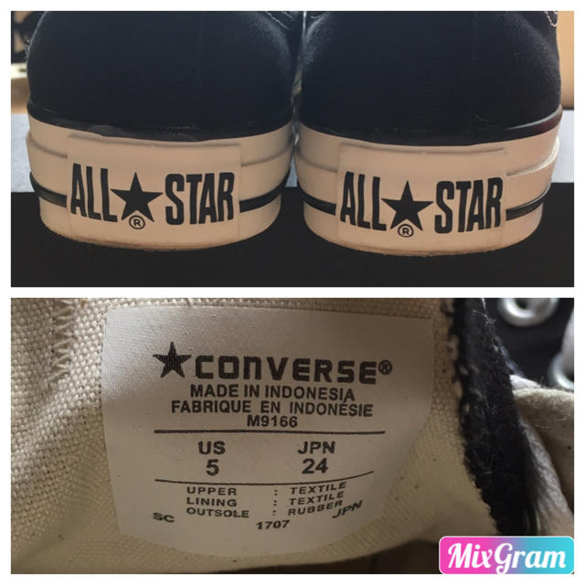 CONVERSE(コンバース)のコンバース オールスター ブラック 24.0 レディースの靴/シューズ(スニーカー)の商品写真