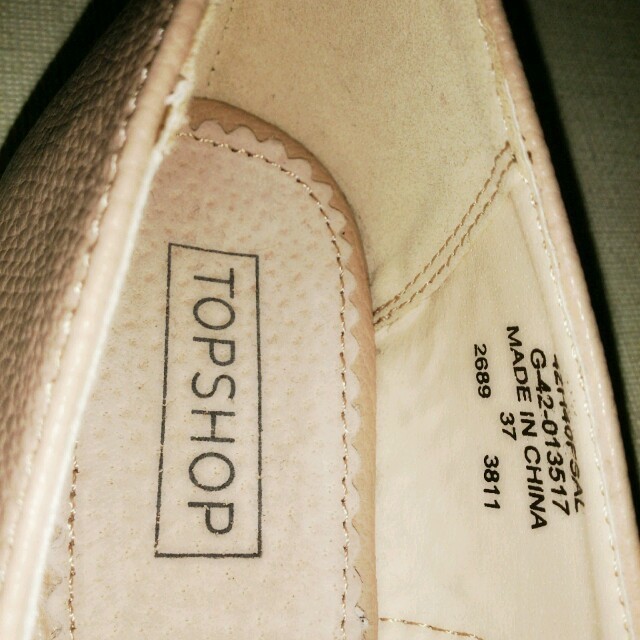 TOPSHOP(トップショップ)のリボンバレエシューズ☆新品 レディースの靴/シューズ(ハイヒール/パンプス)の商品写真