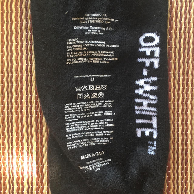 OFF-WHITE(オフホワイト)のOff-White ソックス メンズのレッグウェア(ソックス)の商品写真
