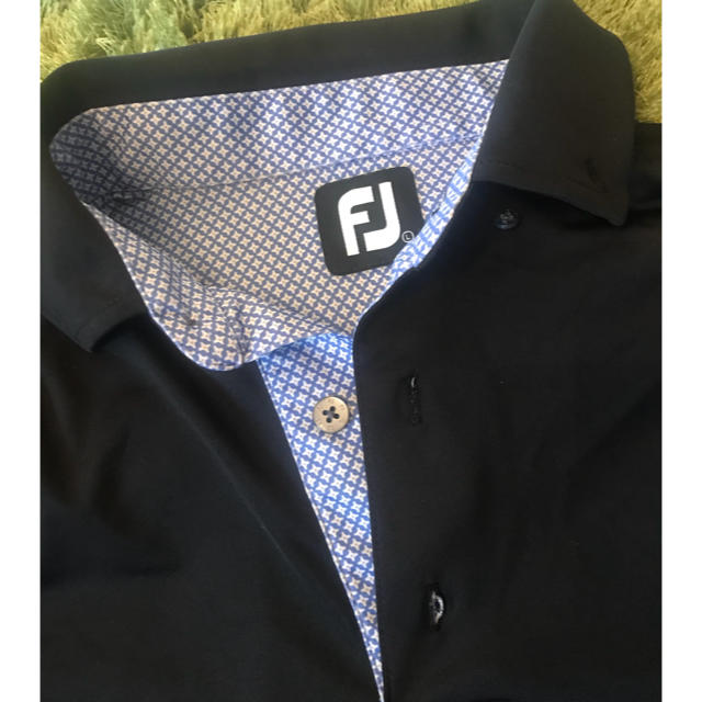 FootJoy(フットジョイ)のいけ様専用  FJ ポロシャツ 黒 スポーツ/アウトドアのゴルフ(ウエア)の商品写真