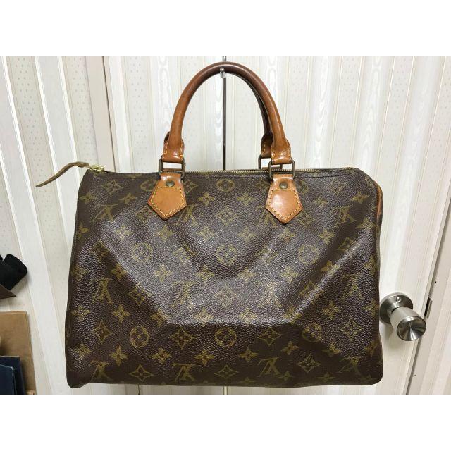 美品 VUITTON ルイヴィトン モノグラム スピーディー 30 ハンドバッグ