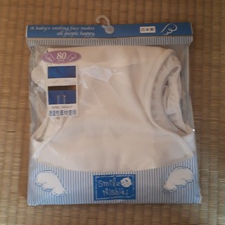 ニシキベビー(Nishiki Baby)のニシキ　新品　布おむつカバー　サイズ80　(ベビーおむつカバー)