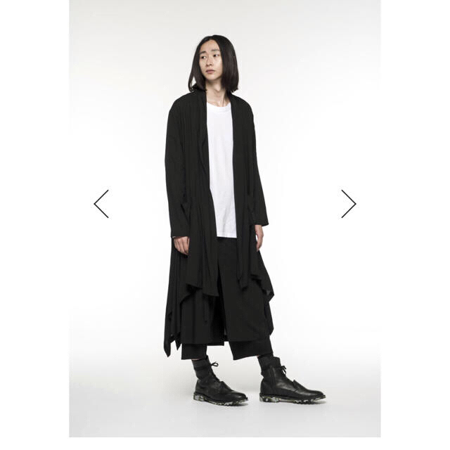 【新品】Ground Y Yohji 20SS　タック　パンツ　ブラック　3