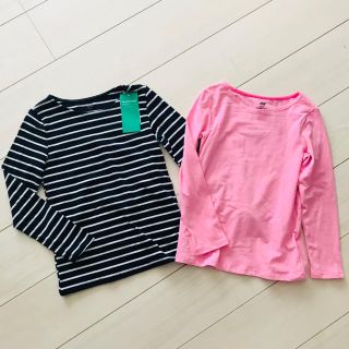 エイチアンドエム(H&M)の新品♡トップス2枚セット(Tシャツ/カットソー)