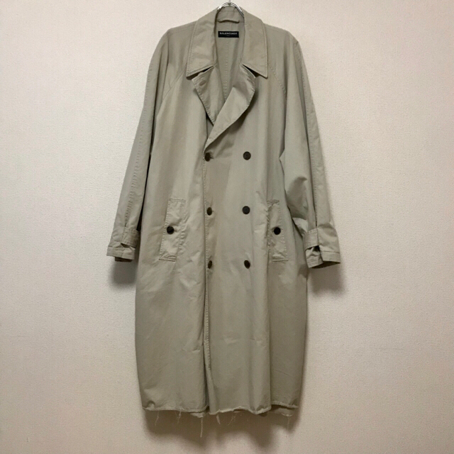 Balenciaga(バレンシアガ)の18ss BALENCIAGA Oversize Trench Coat 46 メンズのジャケット/アウター(トレンチコート)の商品写真