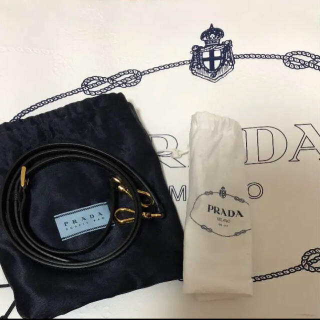 プラダ PRADA サフィアーノ バック 黒 赤 - トートバッグ