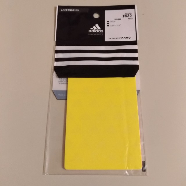 Adidas サッカー レフリー カードの通販 By Hirono02 S Shop アディダスならラクマ