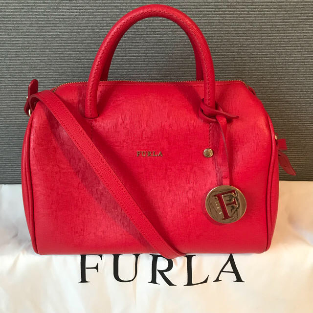 本日のみ¥14500- 美品 FURLA  Alissa 2way サフィアーノ