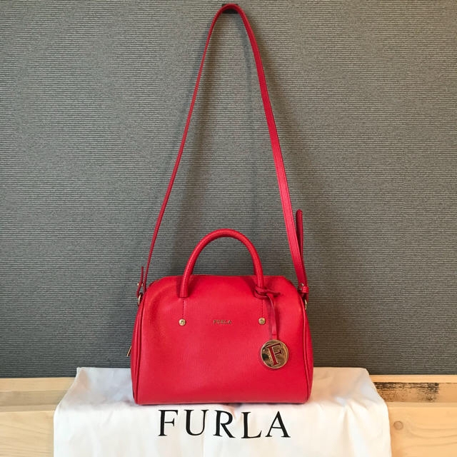 本日のみ¥14500- 美品 FURLA  Alissa 2way サフィアーノ 1