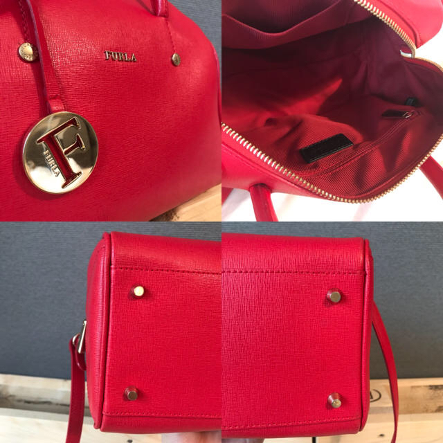 本日のみ¥14500- 美品 FURLA  Alissa 2way サフィアーノ 2