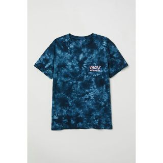 エイチアンドエム(H&M)の☆H＆M/エイチアンドエム 総柄 半袖 Tシャツ/メンズ/XS/ネイビー☆新品(Tシャツ/カットソー(半袖/袖なし))