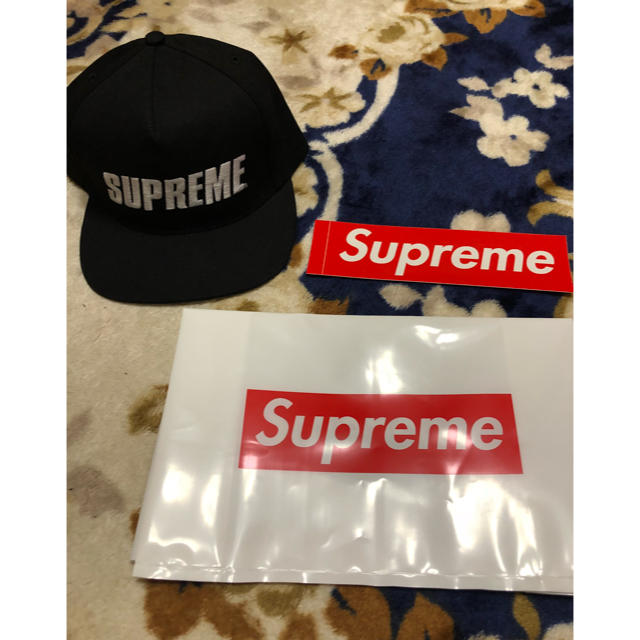 Supreme 16ss Barlogo 5-panel cap blackメンズ