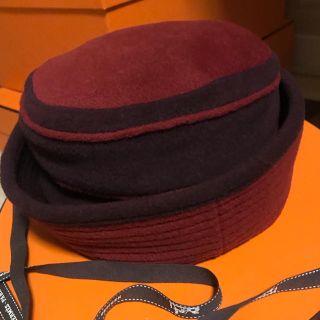 エルメス(Hermes)のエルメス レアカラー カシミヤ 帽子(ニット帽/ビーニー)