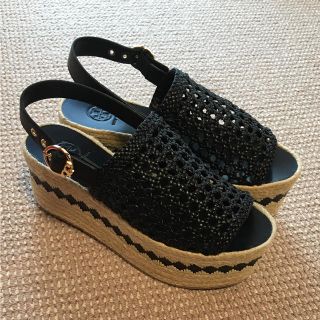 トリーバーチ(Tory Burch)の新品 Tory  Burch ウェッジソールサンダル(Romiさん専用)(サンダル)