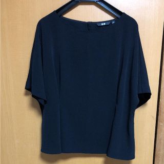 ユニクロ(UNIQLO)のUNIQLO ドレープティーブラウス(シャツ/ブラウス(半袖/袖なし))