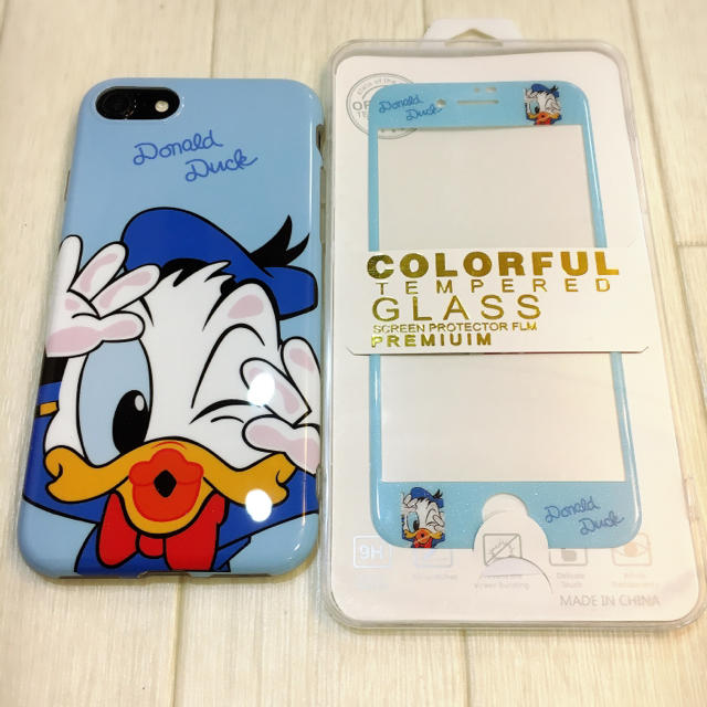 フィルム付 ドナルド Iphone ケース カバー 可愛い ブルーの通販 By Noropochan S Shop ラクマ