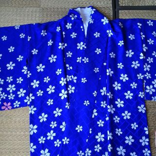 こども用 ポリエステル着物 単衣(和服/着物)