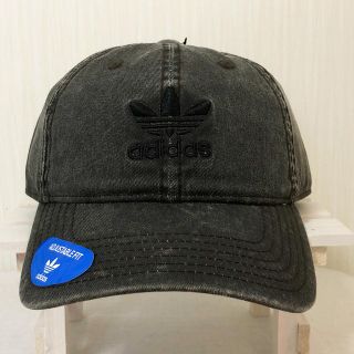 アディダス(adidas)の☆新品☆海外限定☆adidas originals ブラックデニム キャップ(キャップ)