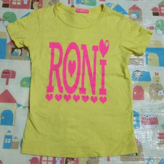 ロニィ(RONI)のロニィ☆RONI☆ラメロゴ半袖Tシャツ☆Ｌ(Tシャツ/カットソー)