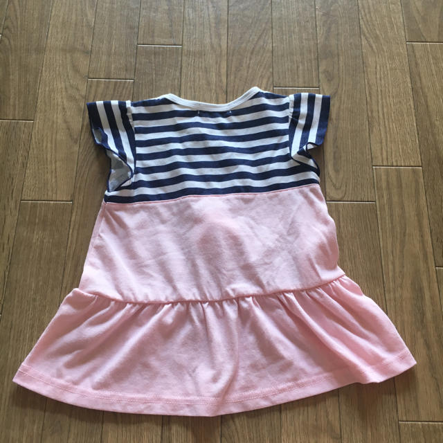 しまむら(シマムラ)のワンピース 90cm キッズ/ベビー/マタニティのキッズ服女の子用(90cm~)(ワンピース)の商品写真