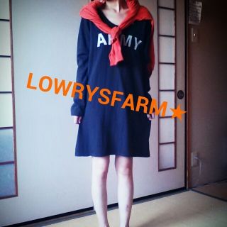 ローリーズファーム(LOWRYS FARM)の値下げ！LOWRYSFARMワンピ★(ひざ丈ワンピース)